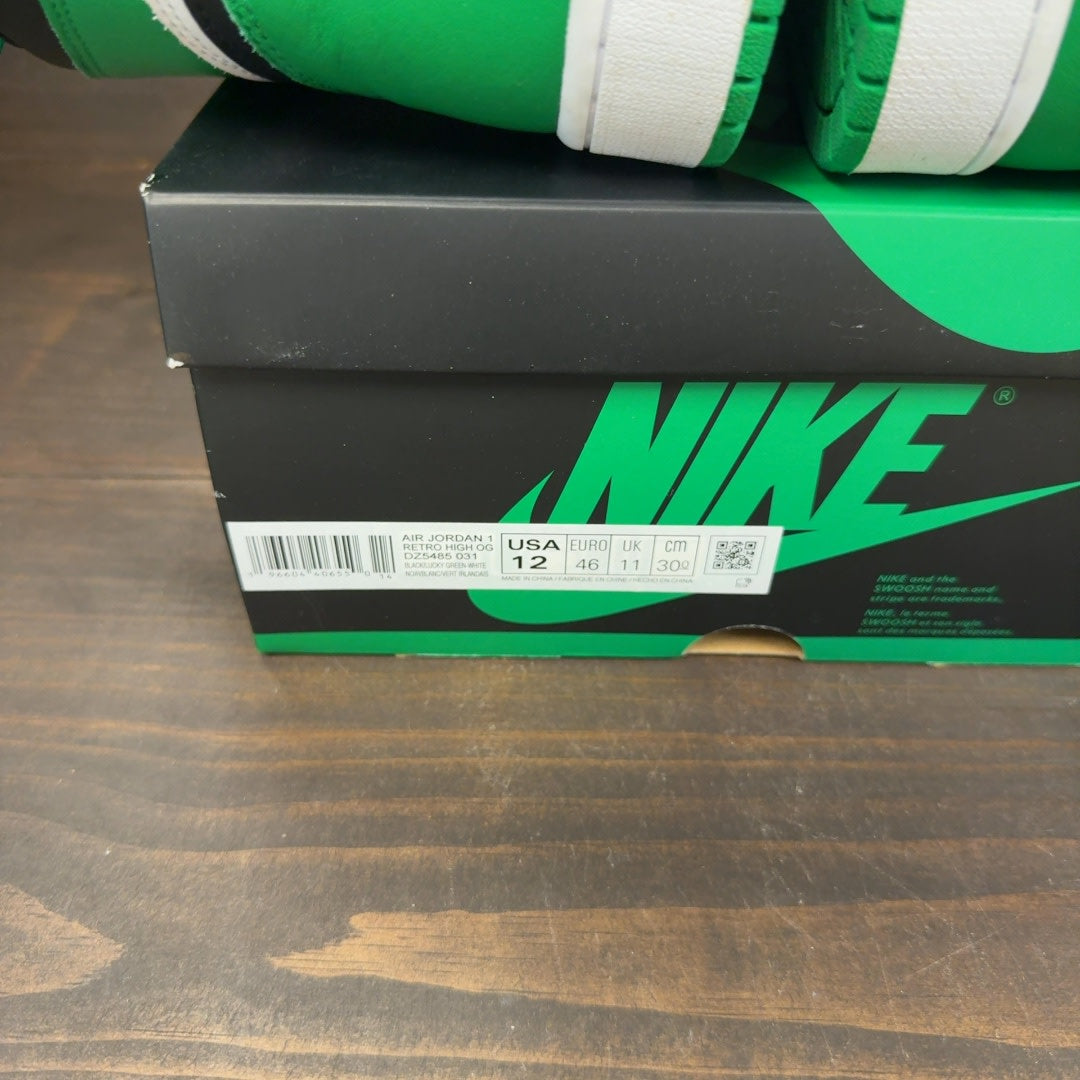 Jordan 1 Retro High OG Lucky Green Size 12 (Pre-Owned)