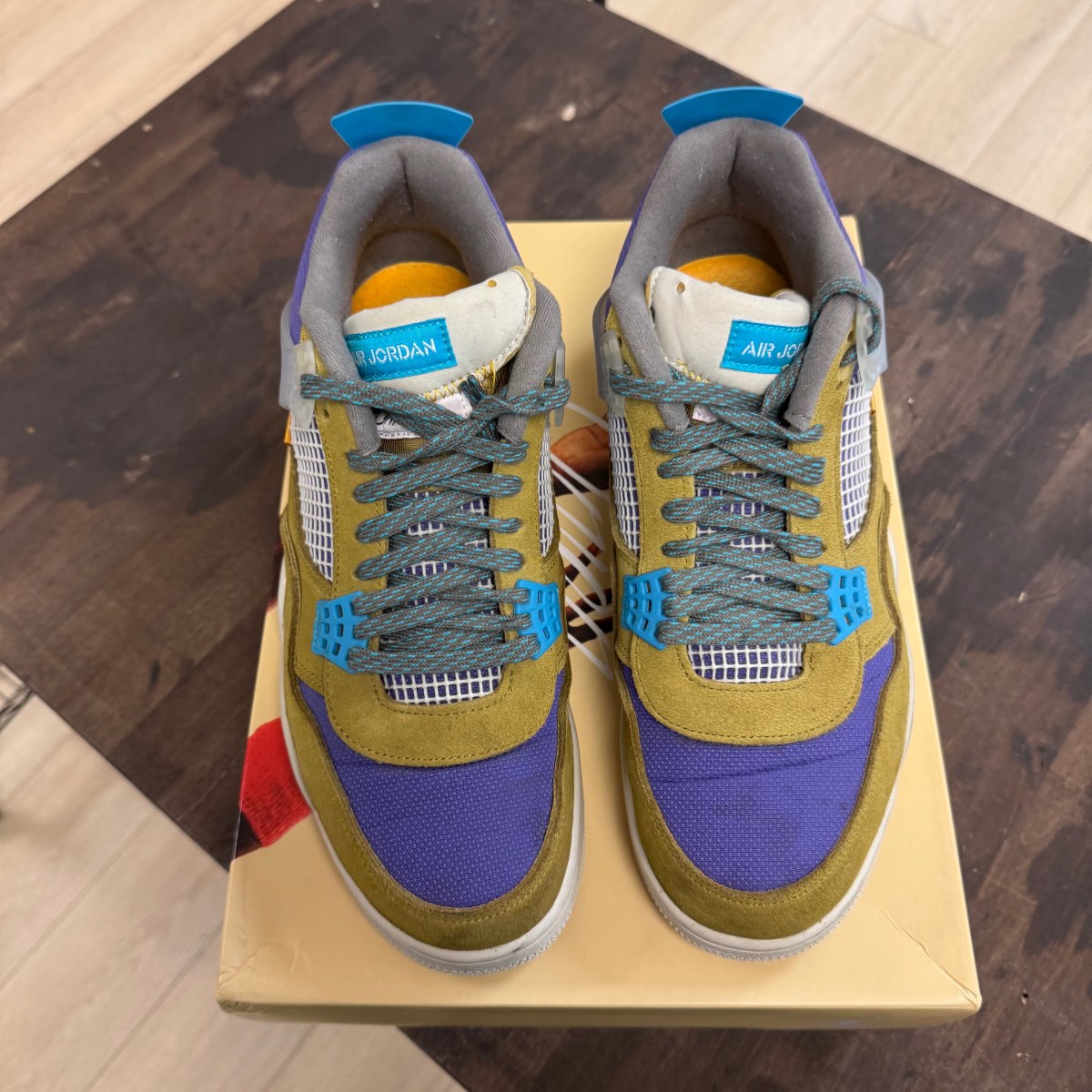 Jordan 4 Retro SP 30th Anniversary Union Desert Moss - Image 2