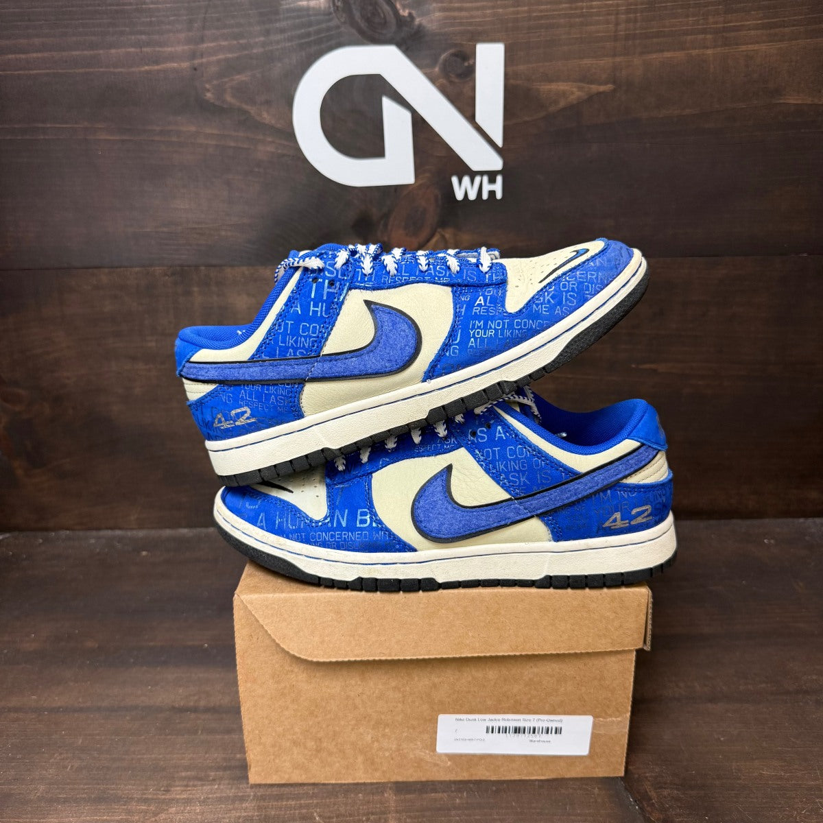 Nike Dunk Low Jackie Robinson Size 7 (Pre-Owned) - Image 1