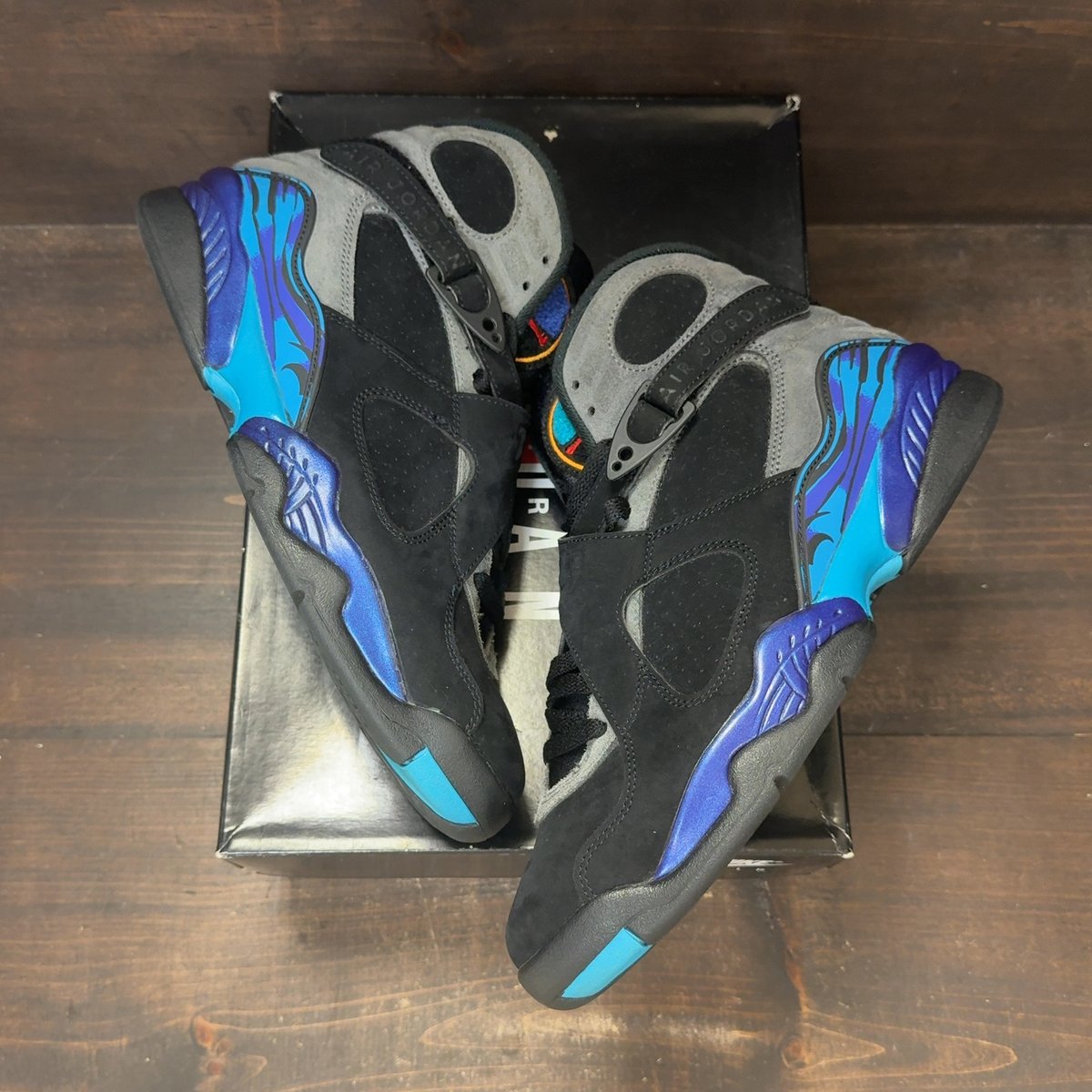 Jordan 8 Retro Aqua (2025) Size 8.5 (Pre-Owned) - back