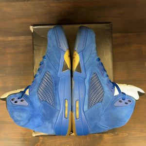 Jordan 5 Retro Blue Suede - Image 5