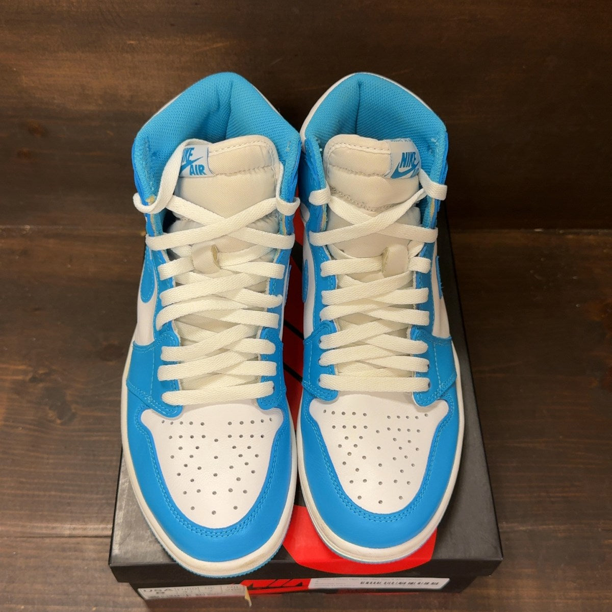 Jordan 1 Retro High OG UNC Size 8 (Pre-Owned) - tag