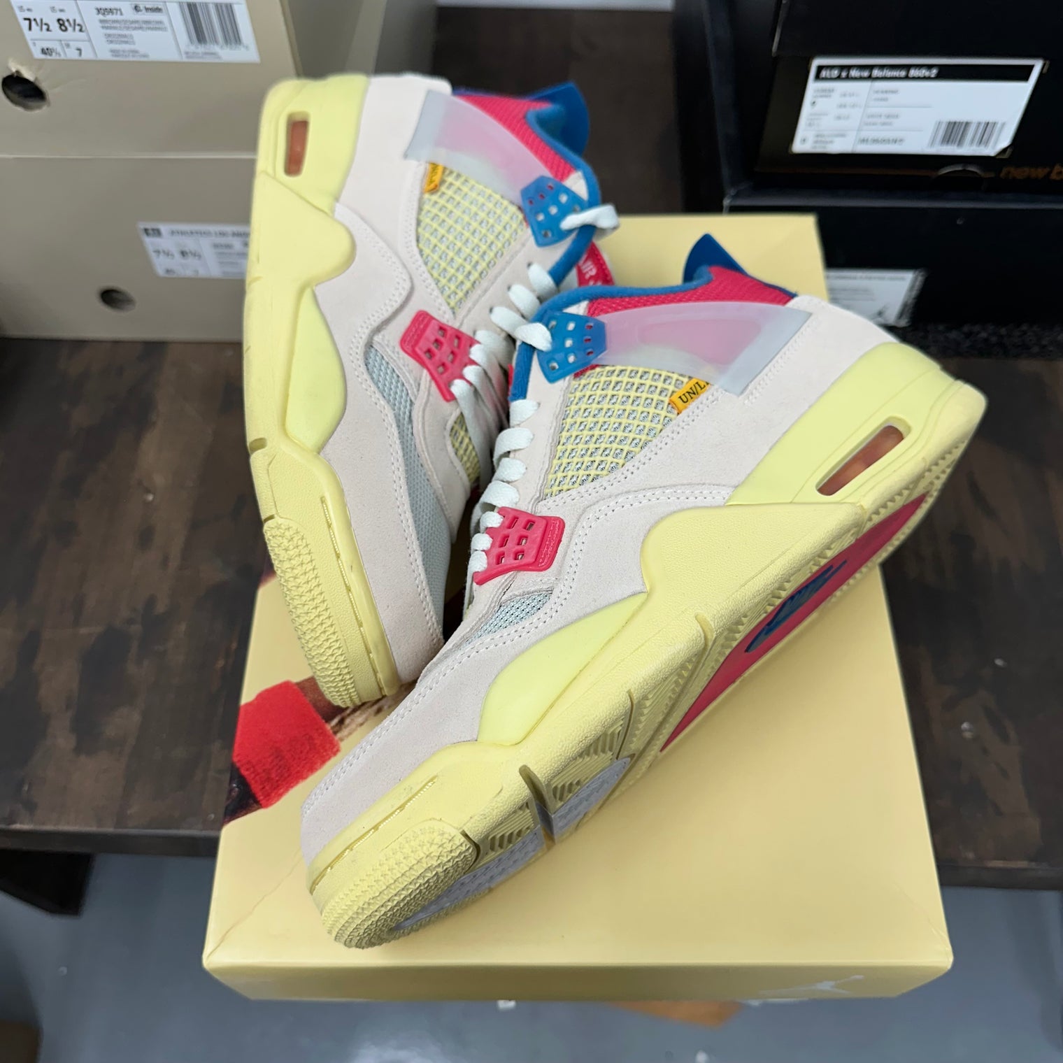 Union Guava Ice Jordan 4 Retro (USED)