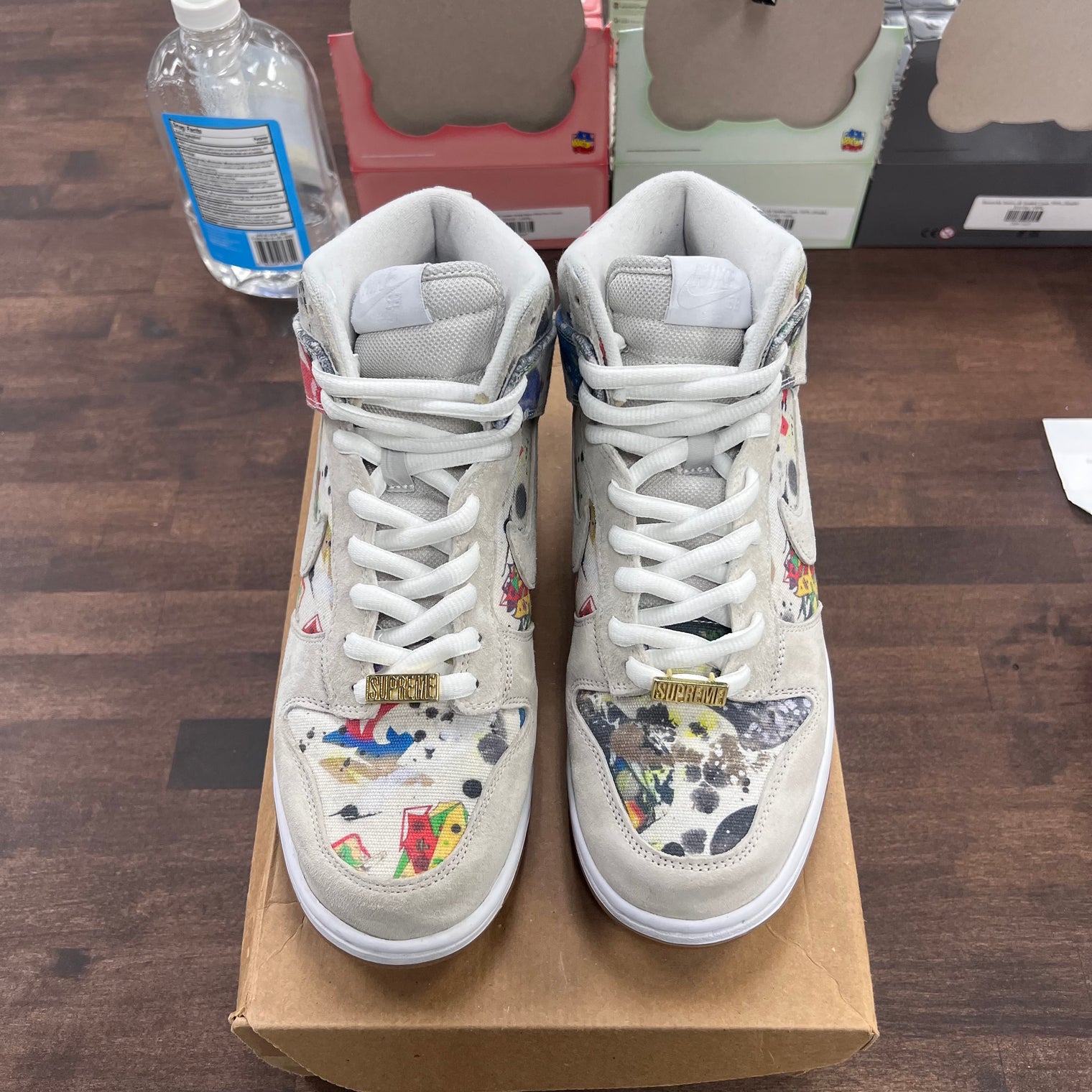 Rammellzee Supreme Nike SB Dunk High (USED,NO BOX)