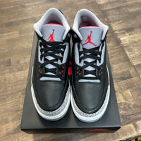 Black Cement Jordan 3 (2024) (Lightly Worn)