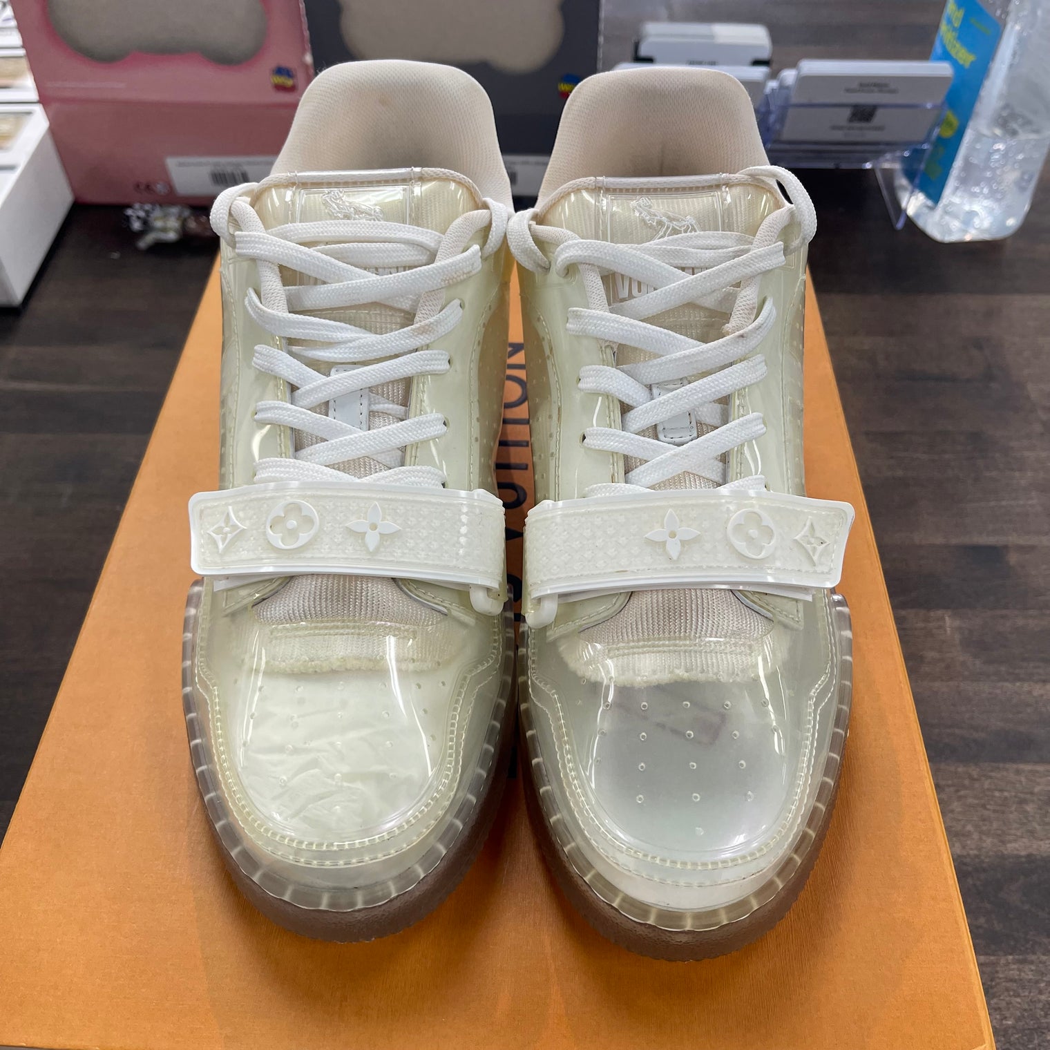 Louis Vuitton Clear Strap Trainer (USED)