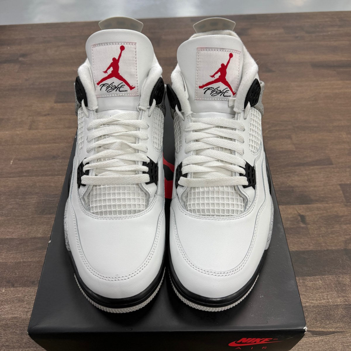 Jordan 4 Retro White Cement (2025) Size 11 (Pre-Owned) - Image 3