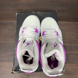 Jordan 4 Retro Hyper Violet (GS) - Image 5