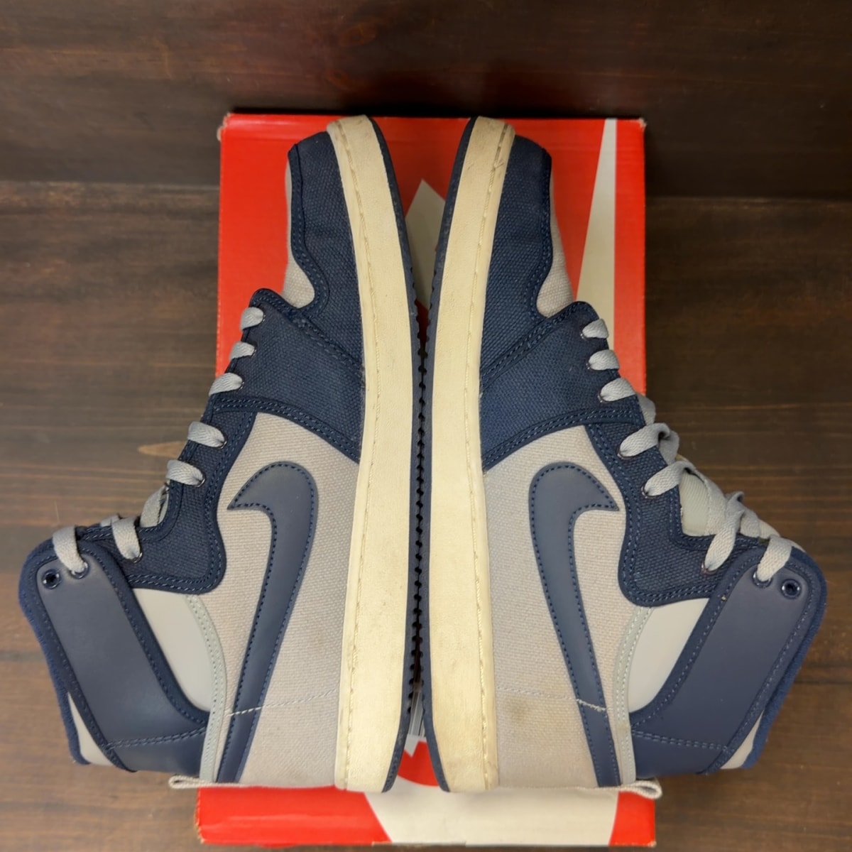 Jordan 1 Retro KO Georgetown Size 8.5 (Pre-Owned) - Image 5