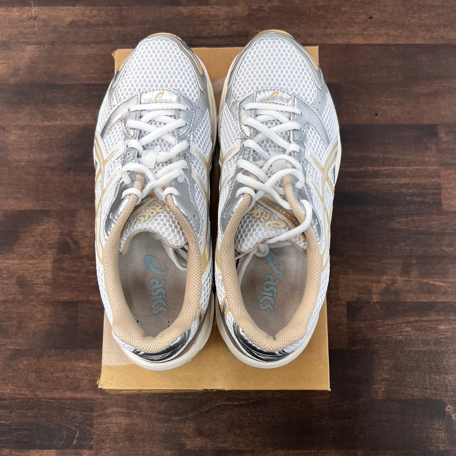 White Dune Asics Gel 1130 (USED,Replacement Box)