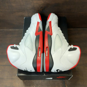 Jordan 5 Retro Fire Red Black Tongue (2025) - Image 5