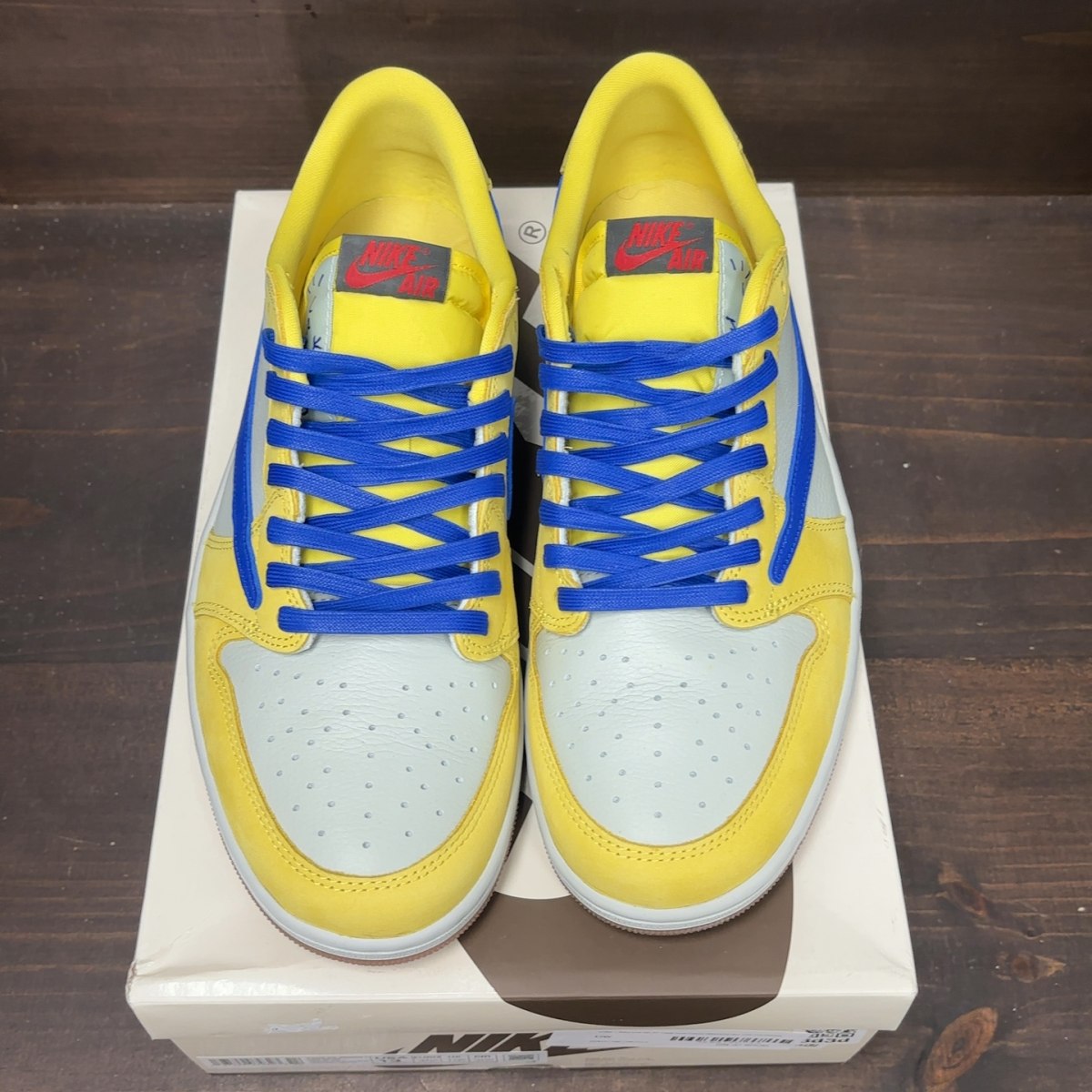 Jordan 1 Retro Low OG SP Travis Scott Canary (Women's) Size 13W (Pre-Owned) - Image 3