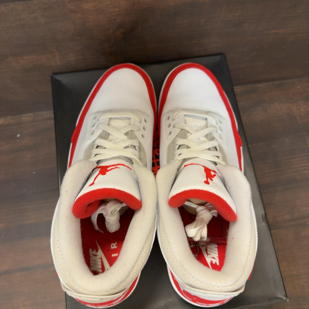 Jordan 3 Retro Tinker White University Red - Image 5