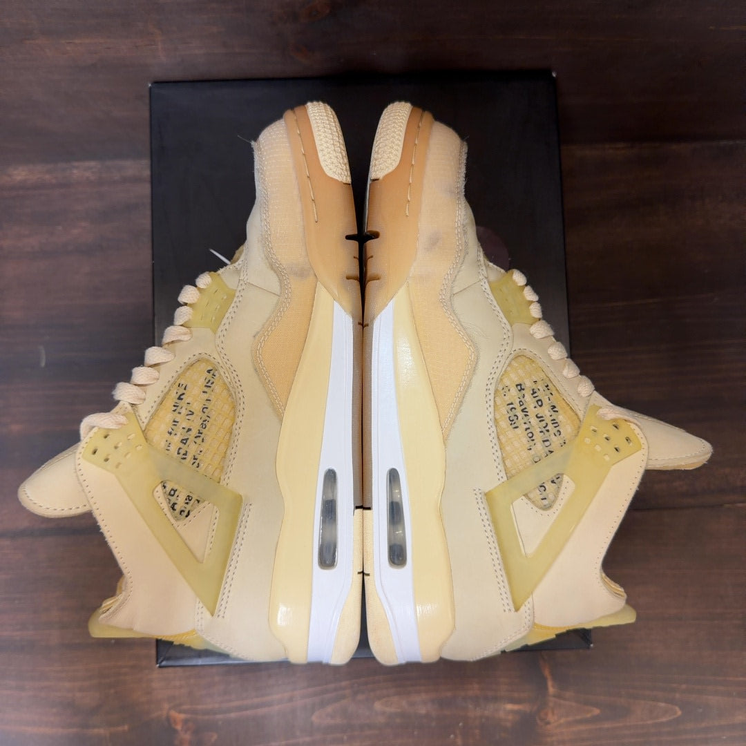 Jordan 4 Retro Off-White Sail (Women's) - Image 5