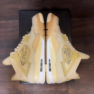 Jordan 4 Retro Off-White Sail (Women's) - Image 5