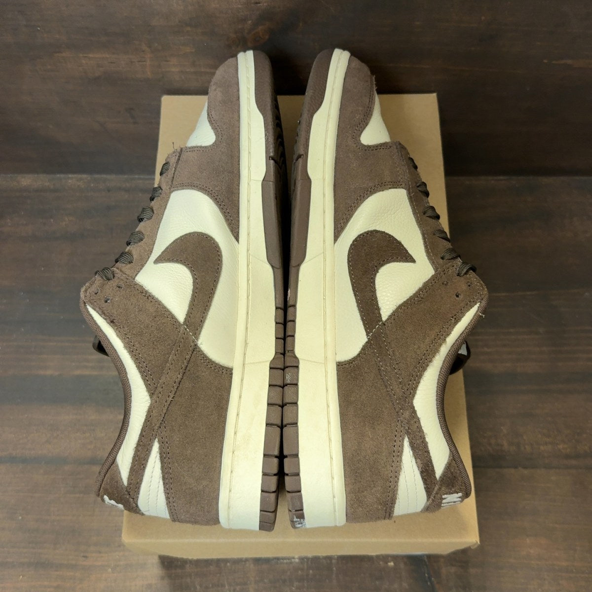 Nike Dunk Low Retro SE Pale Ivory Baroque Brown Size 12.5 (Pre-Owned) - Image 6