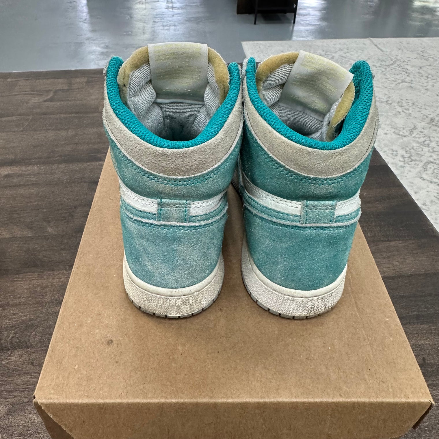 Turbo Green Jordan 1 High (GS) (USED, No Box)