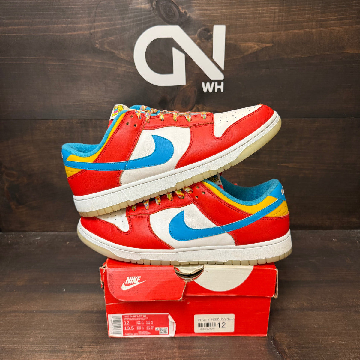 Nike Dunk Low QS LeBron James Fruity Pebbles - Image 1