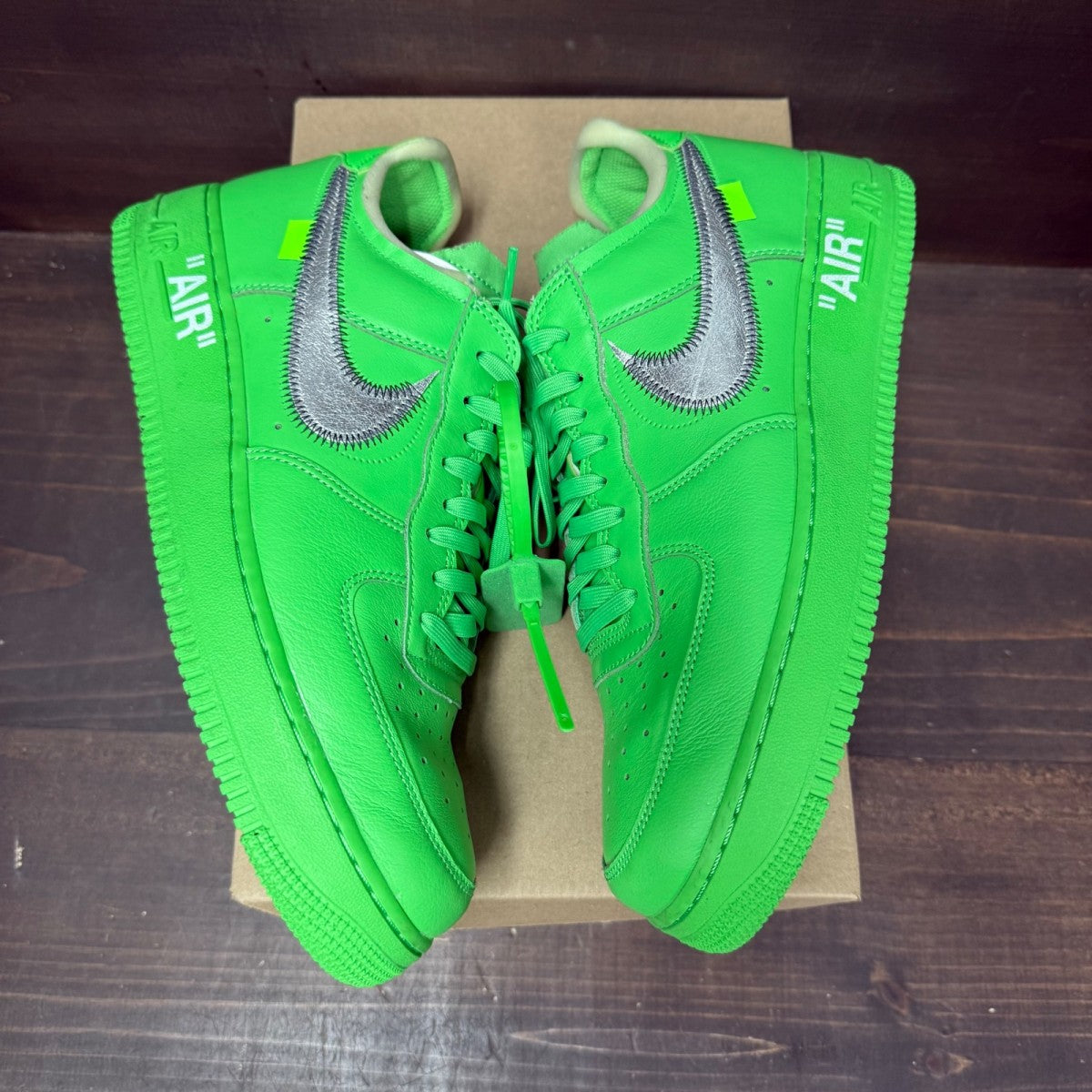 Nike Air Force 1 Low Off-White Brooklyn Size 10 (Pre-Owned) - Image 4