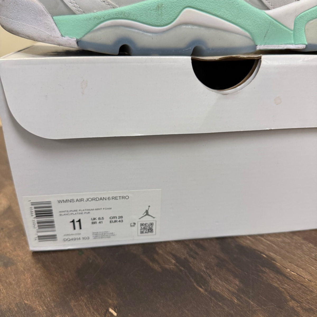 Jordan 6 Retro Mint Foam (Women's) - Image 6