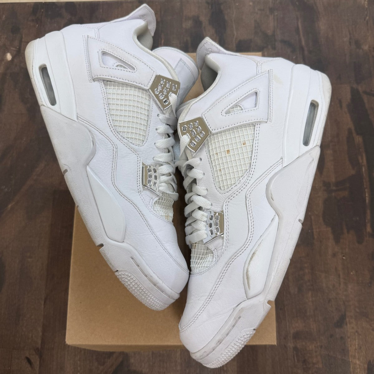 Jordan 4 Retro Pure Money (2017) Size 13 (Pre-Owned) - Image 1