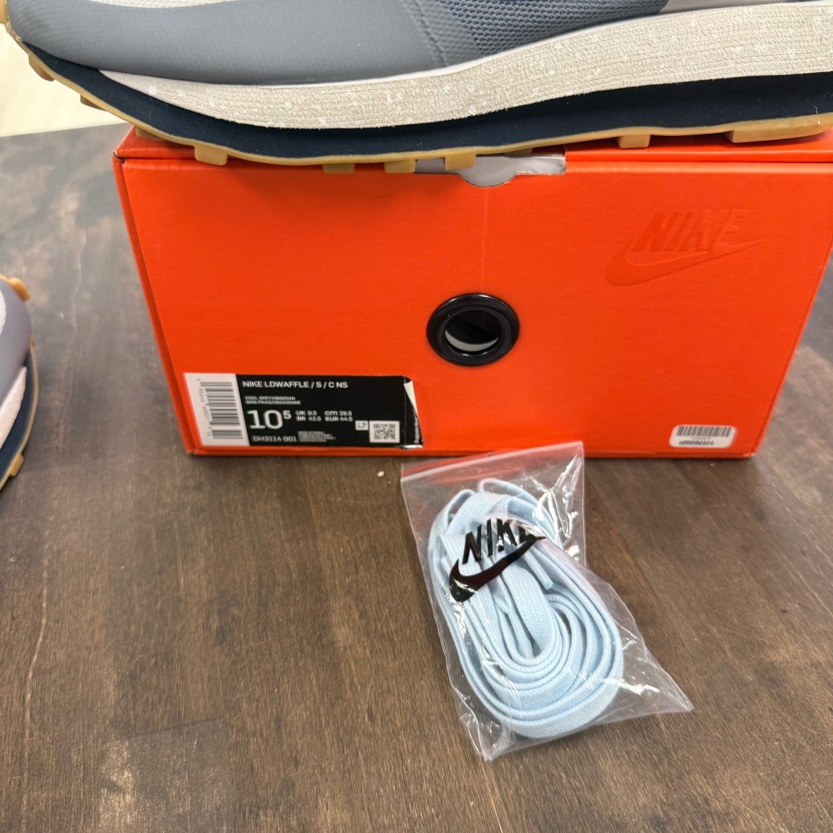 Nike LD Waffle sacai CLOT Kiss of Death 2 Cool Grey - Image 6