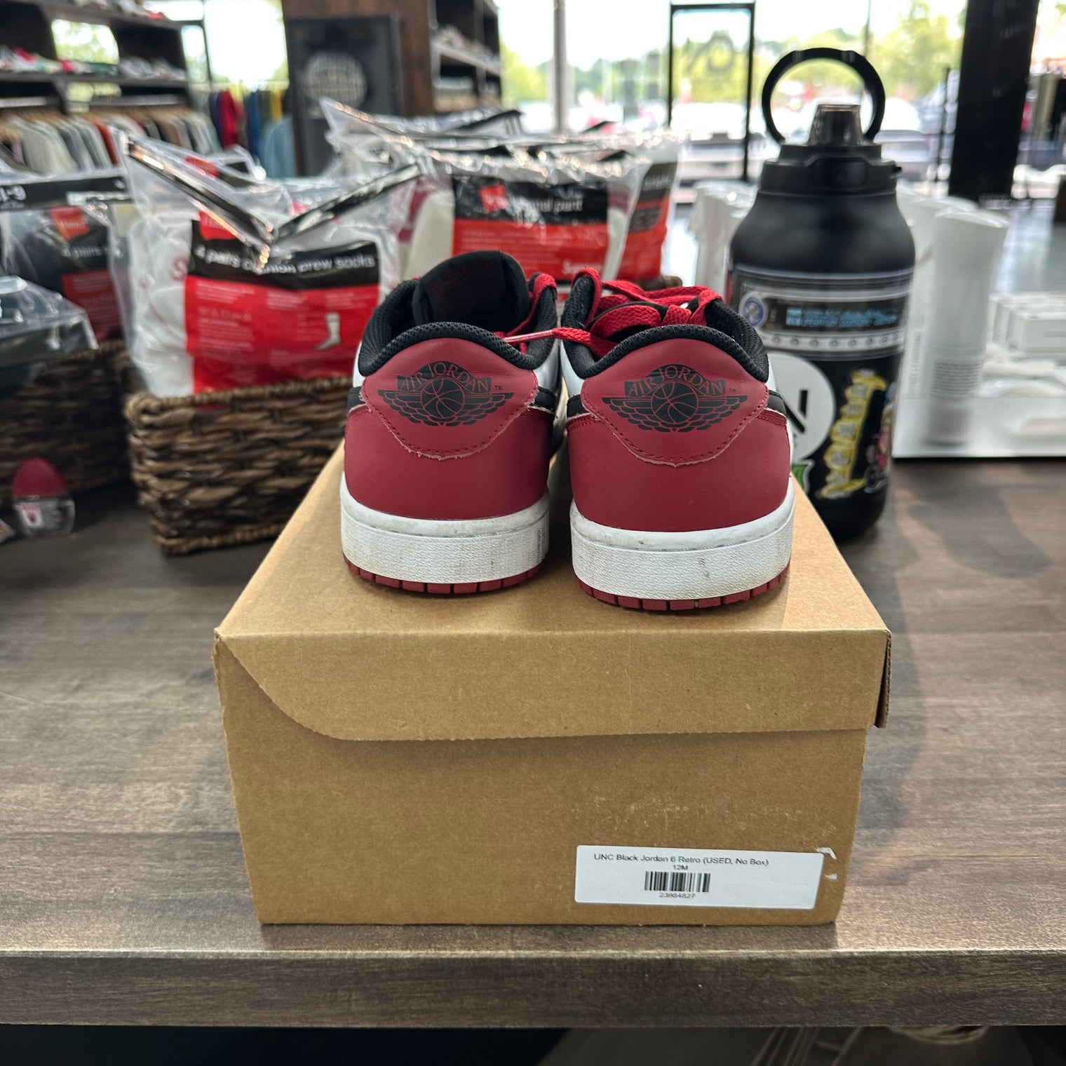 Black Toe Jordan 1 Low OG (USED, No Box)