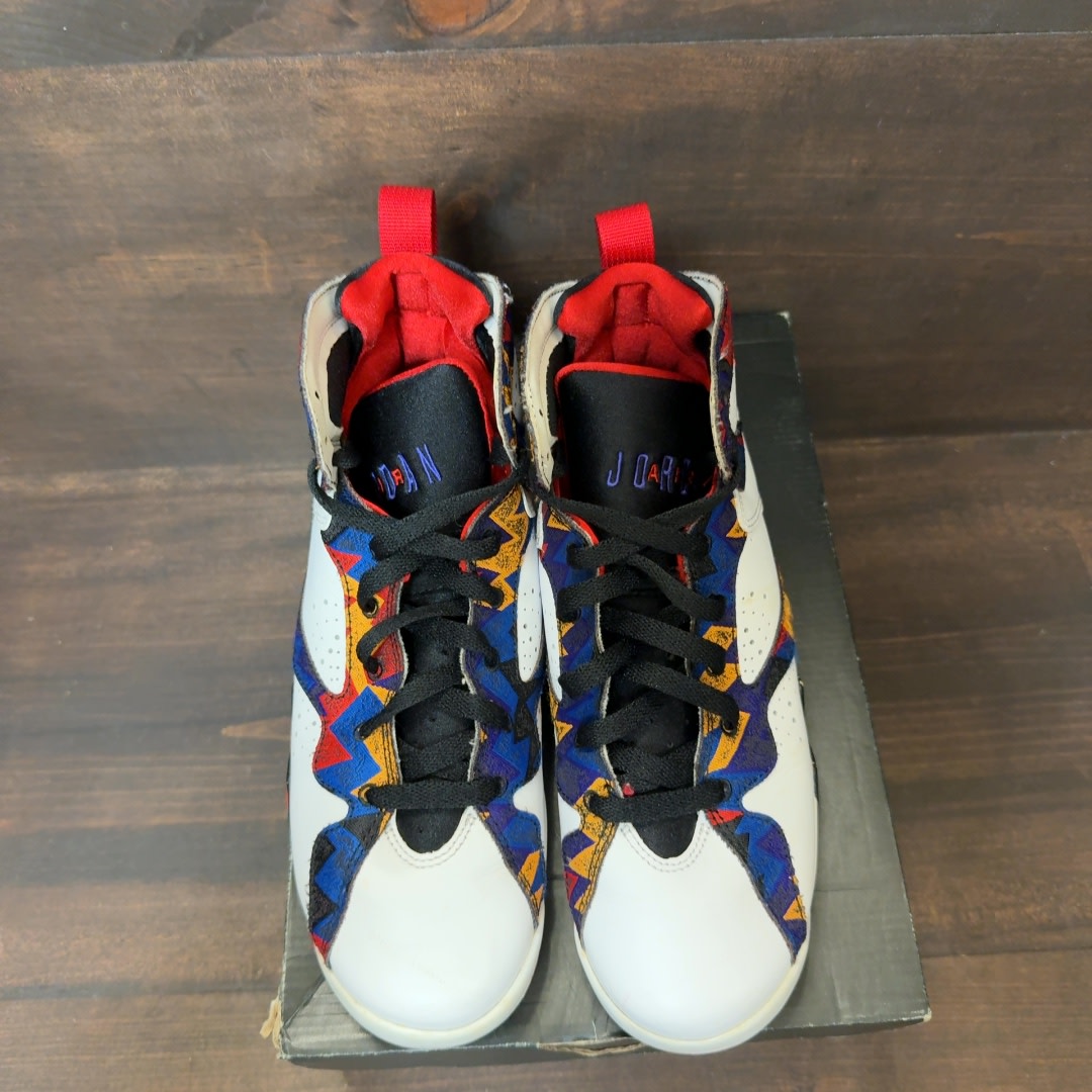 Jordan 7 Retro Nothing But Net (GS) Size 7Y (Pre-Owned) - Image 3