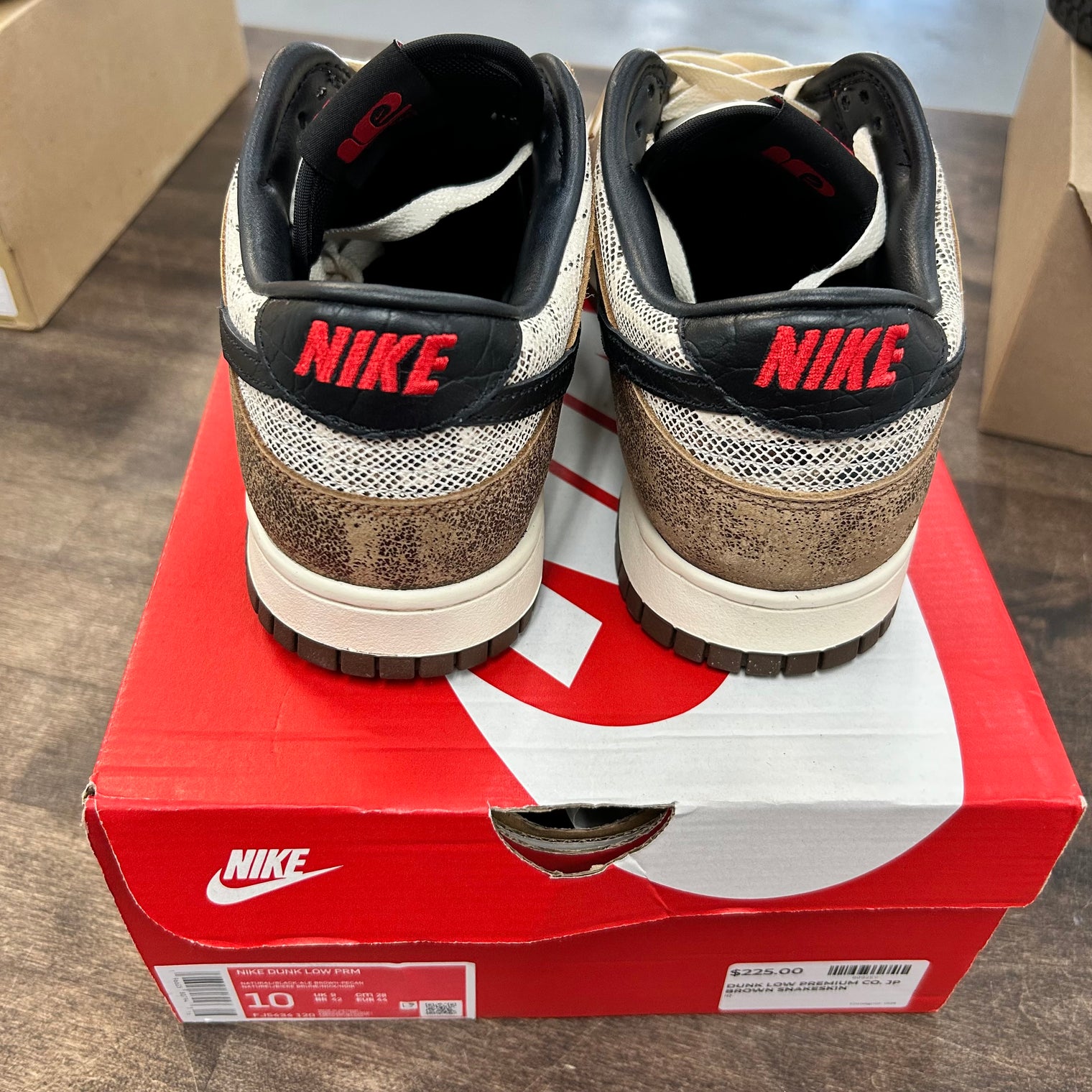 COJP Brown Snakeskin Dunk Low Premium (USED)