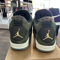 Craft Olive Jordan 4 Retro (USED, No Box)