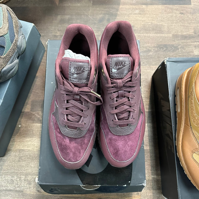Nike Air Max 1 Burgundy Crush (US 10.5W) (USED)