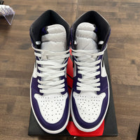 Court Purple White Jordan 1 High Retro (USED)