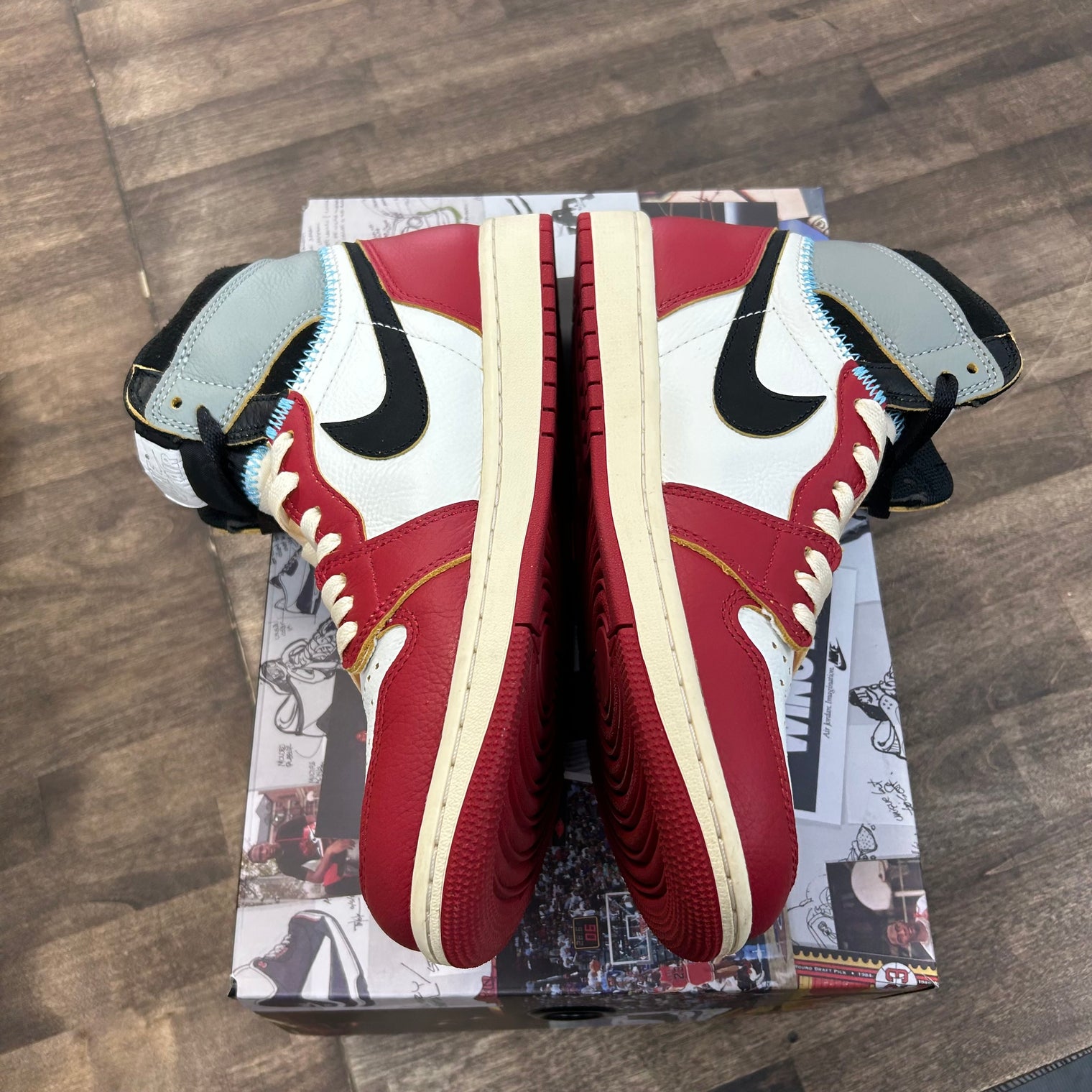 Union LA Chicago Shadow Jordan 1 High (USED)
