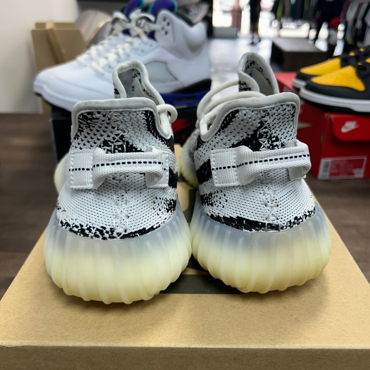 Zebra Yeezy 350 (USED)