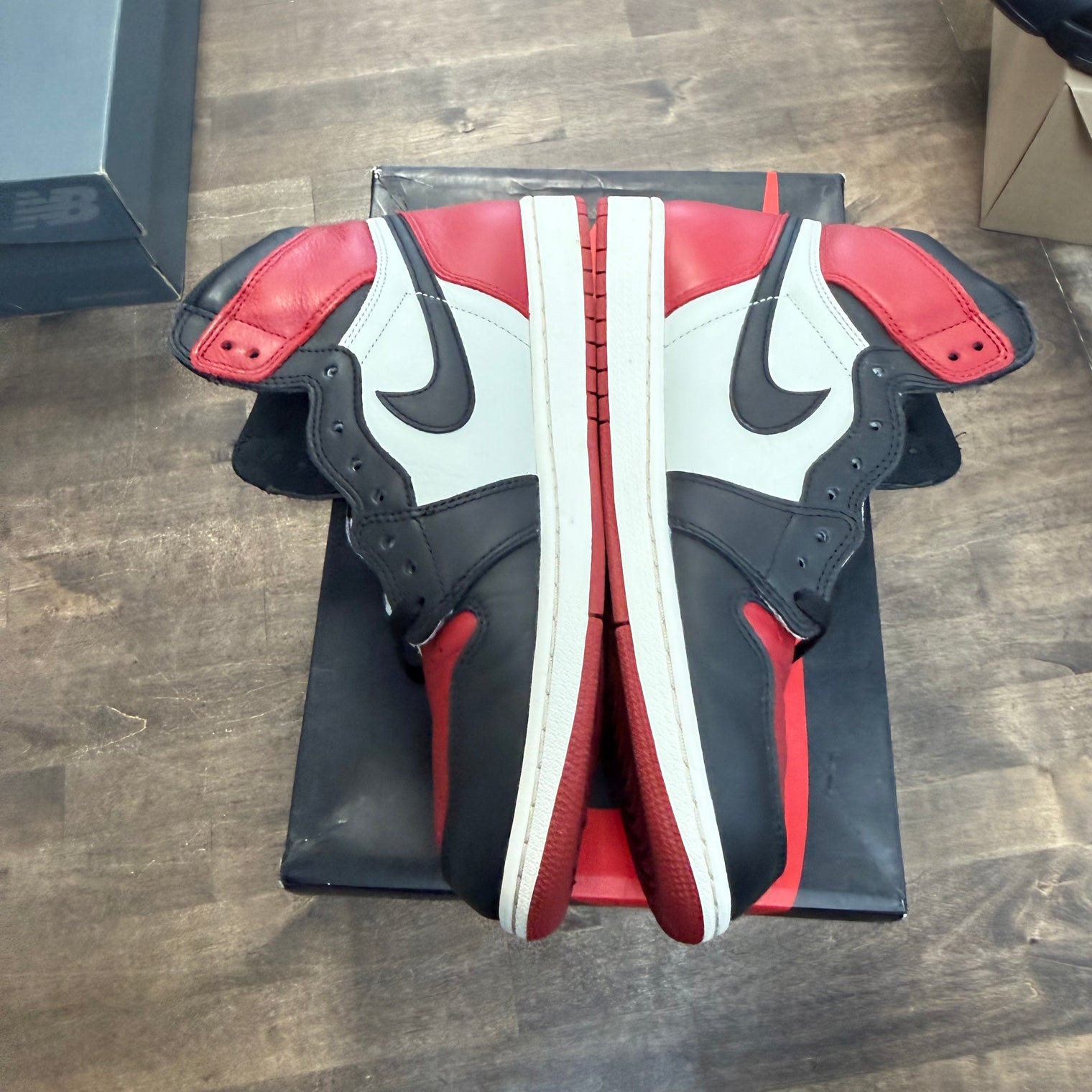 Bred Toe Jordan 1 High (USED)