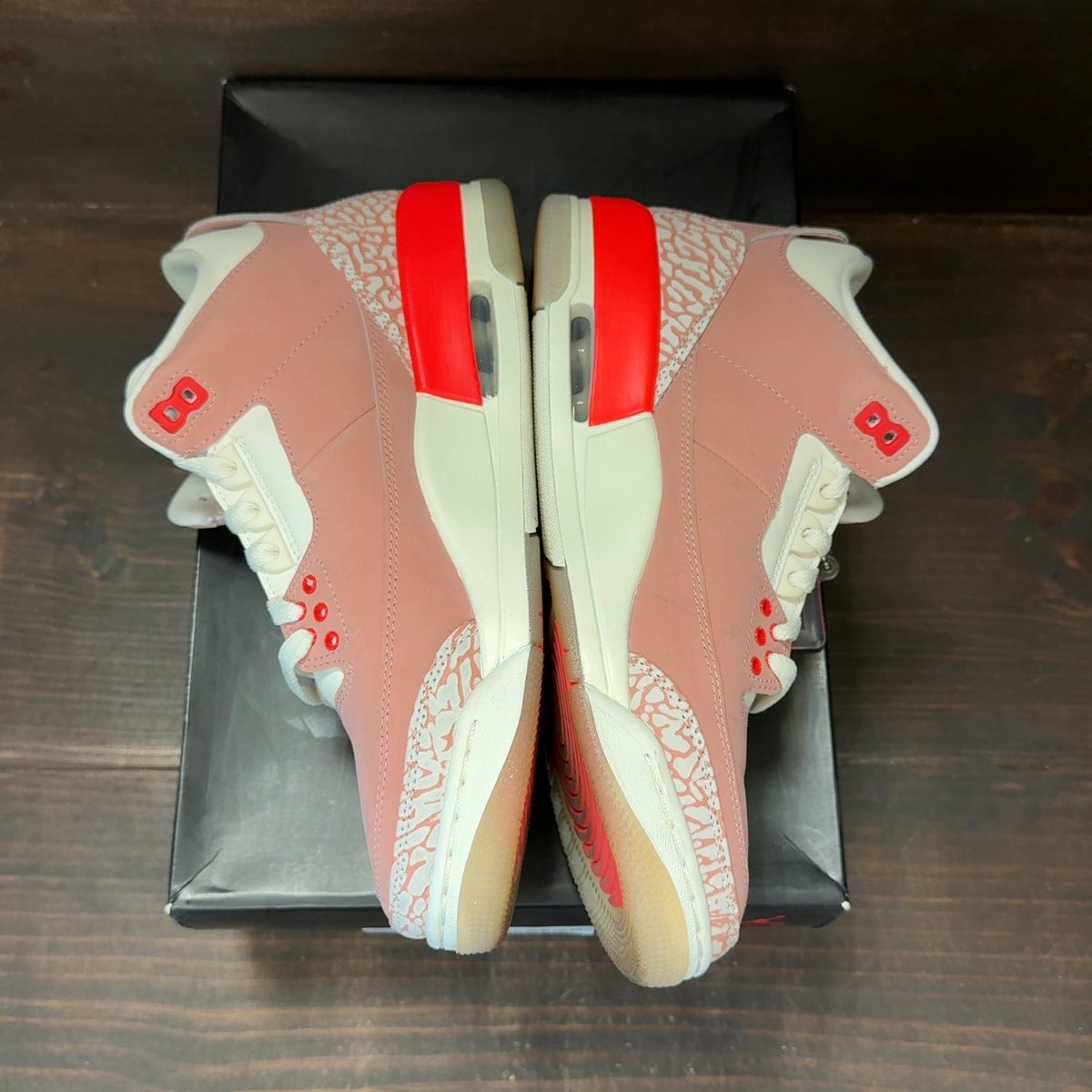 Jordan 3 Retro Rust Pink (Women's) Size 9W (Pre-Owned) - aux