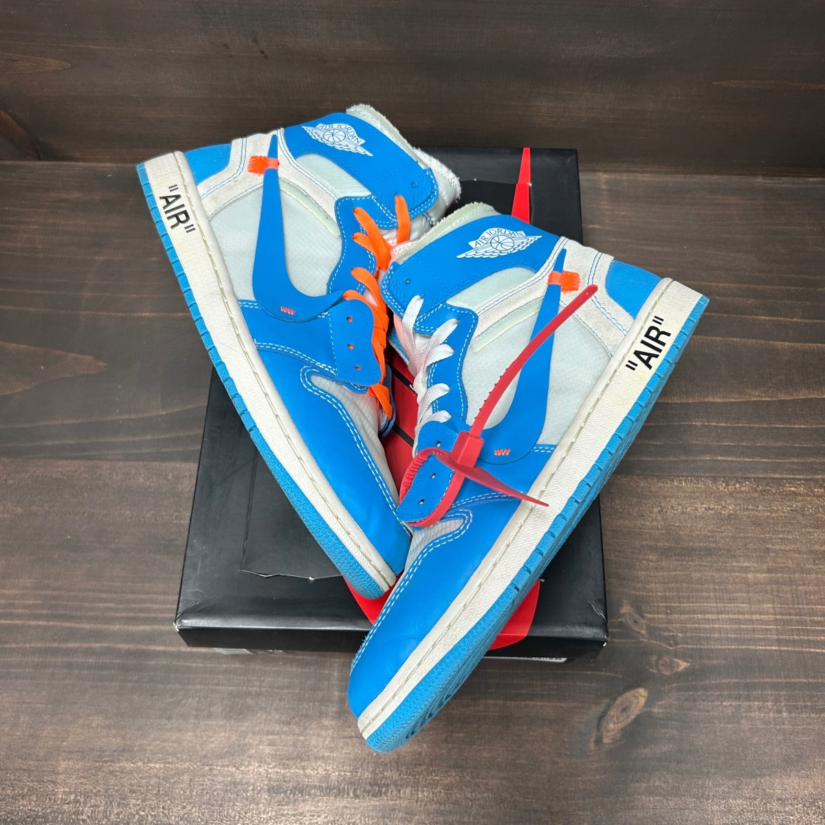 Jordan 1 Retro High Off-White University Blue - Image 2