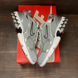 Nike Air Zoom Spiridon Cage 2 Metallic Silver Size 9.5 (Pre-Owned) - back