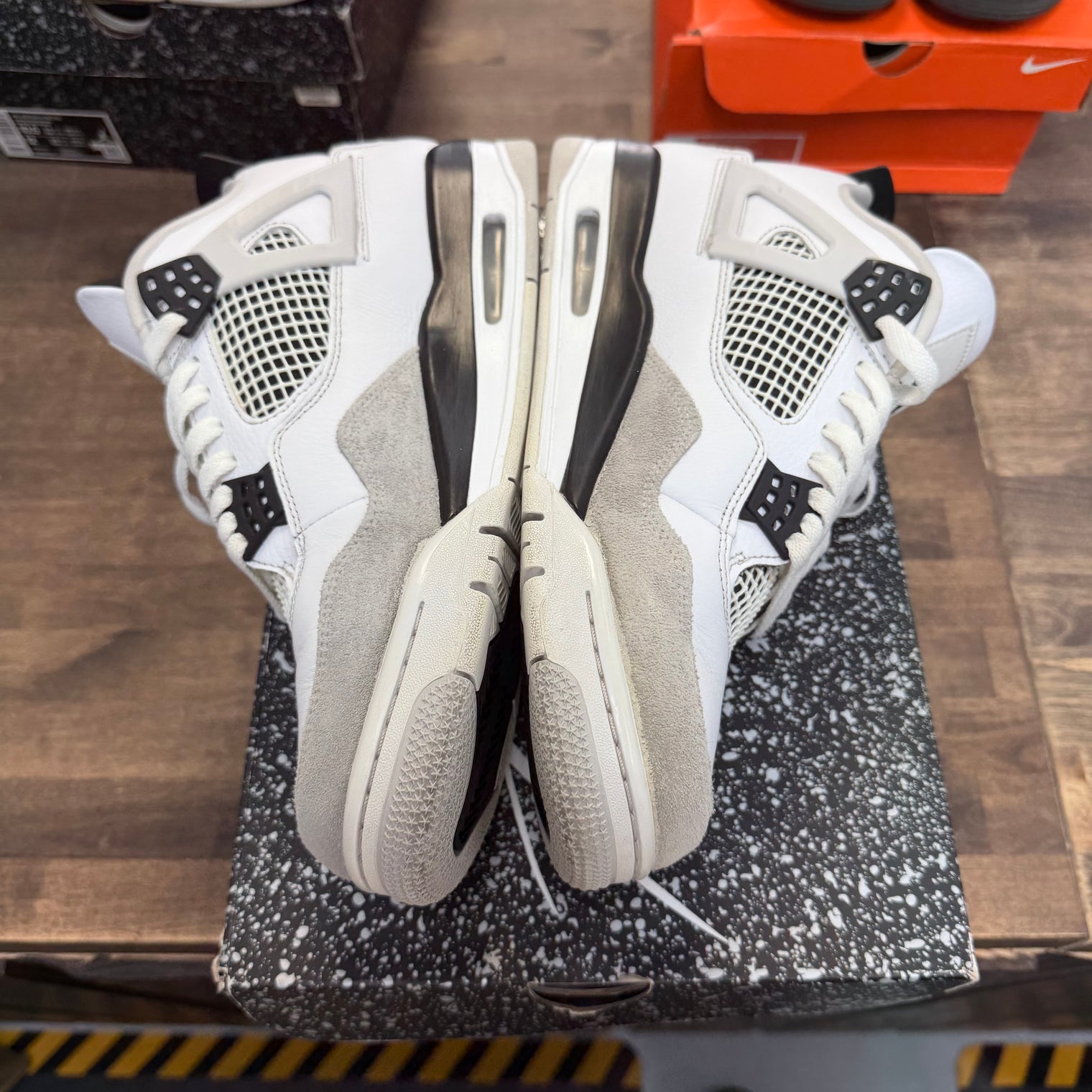 Military Black Jordan 4 Retro (Used)