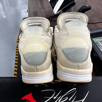 (W) Off-White Sail Jordan 4 (USED)