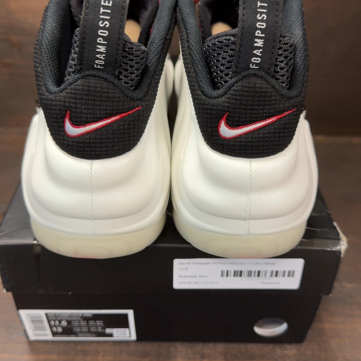 Nike Air Foamposite Pro Pearl (2025) Size 11.5 (Pre-Owned) - aux