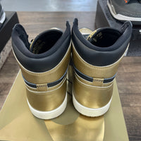 Black Metallic Gold Jordan 1 High (USED)