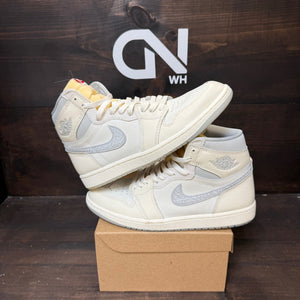 Jordan 1 Retro High OG Sail University Red Size 10.5 (Pre-Owned) - Image 1