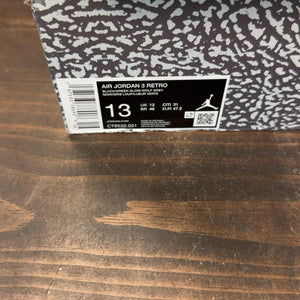 Jordan 3 Retro Green Glow Size 13 (Pre-Owned) - aux