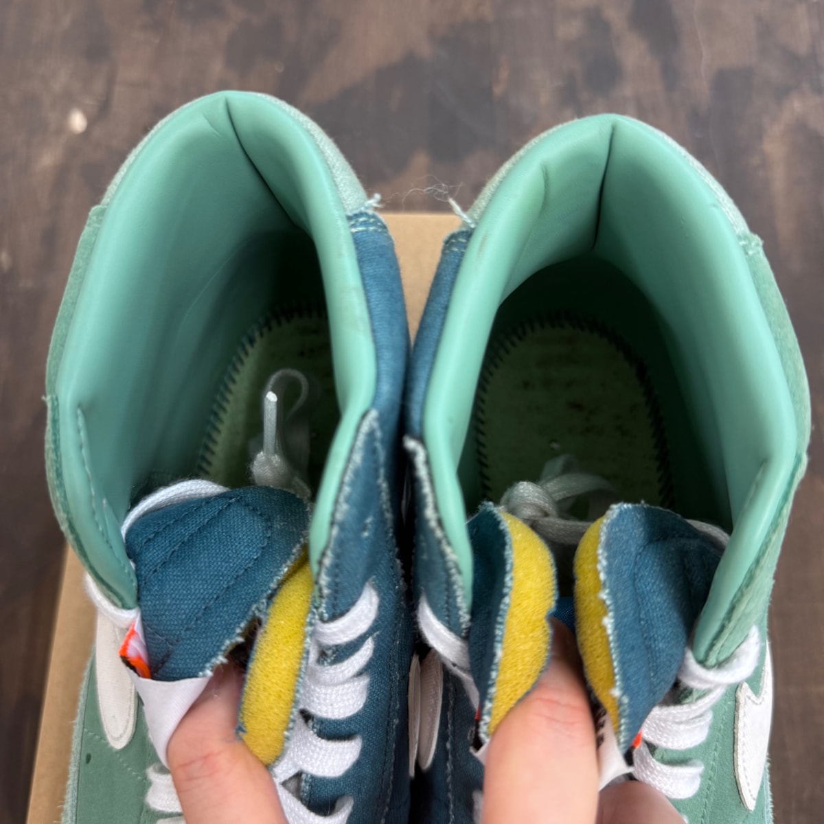 Nike Blazer Mid 77 Vintage Jade Ash Green Size 11 (Pre-Owned) - Image 3
