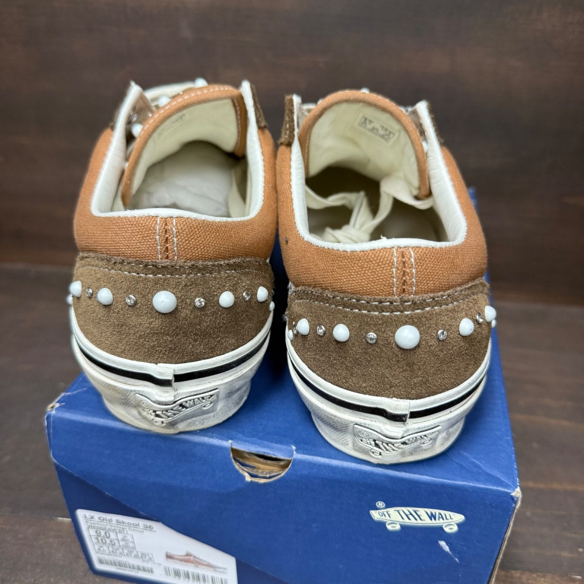 Vans LX Old Skool 36 Pearlized Pack Vintage Cocoa Brown - Image 5