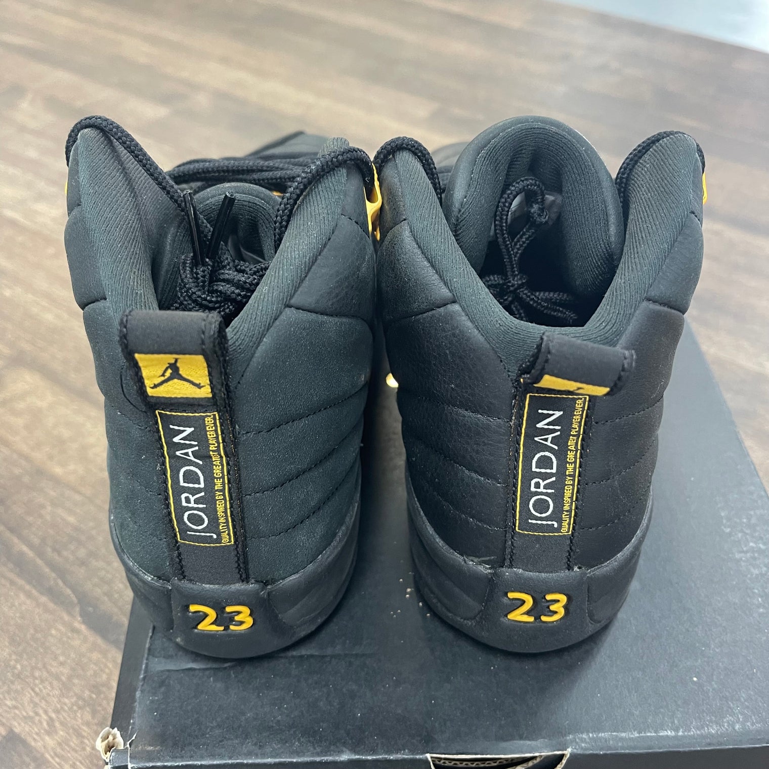 Black Taxi Jordan 12 (GS) (USED)