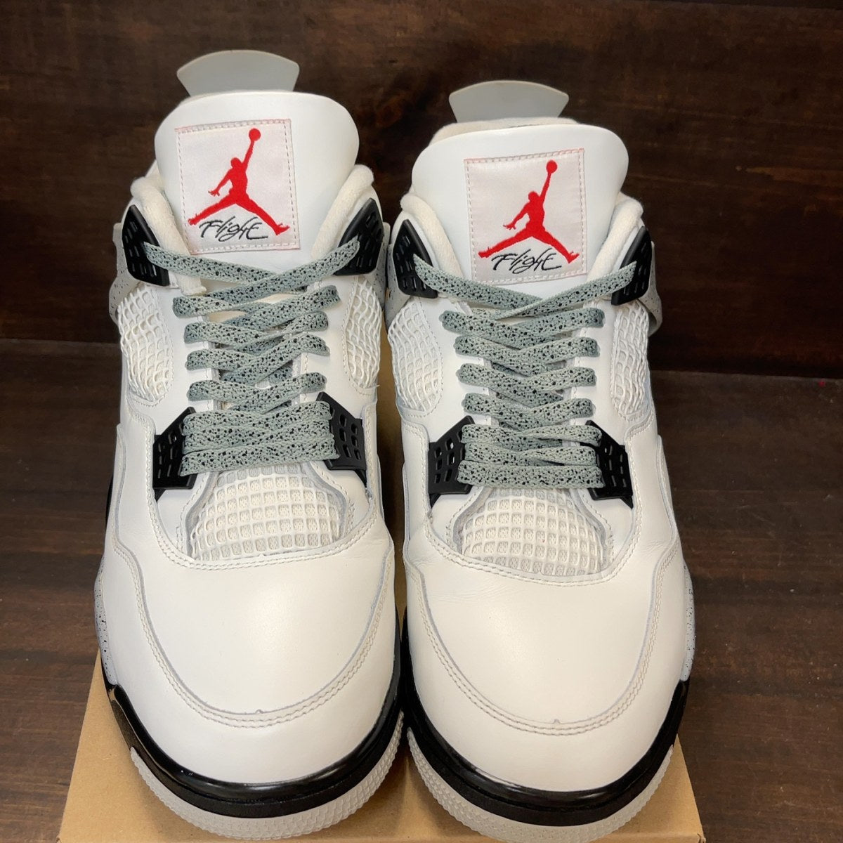 Jordan 4 Retro White Cement (2025) Size 14 (Pre-Owned) - Image 3
