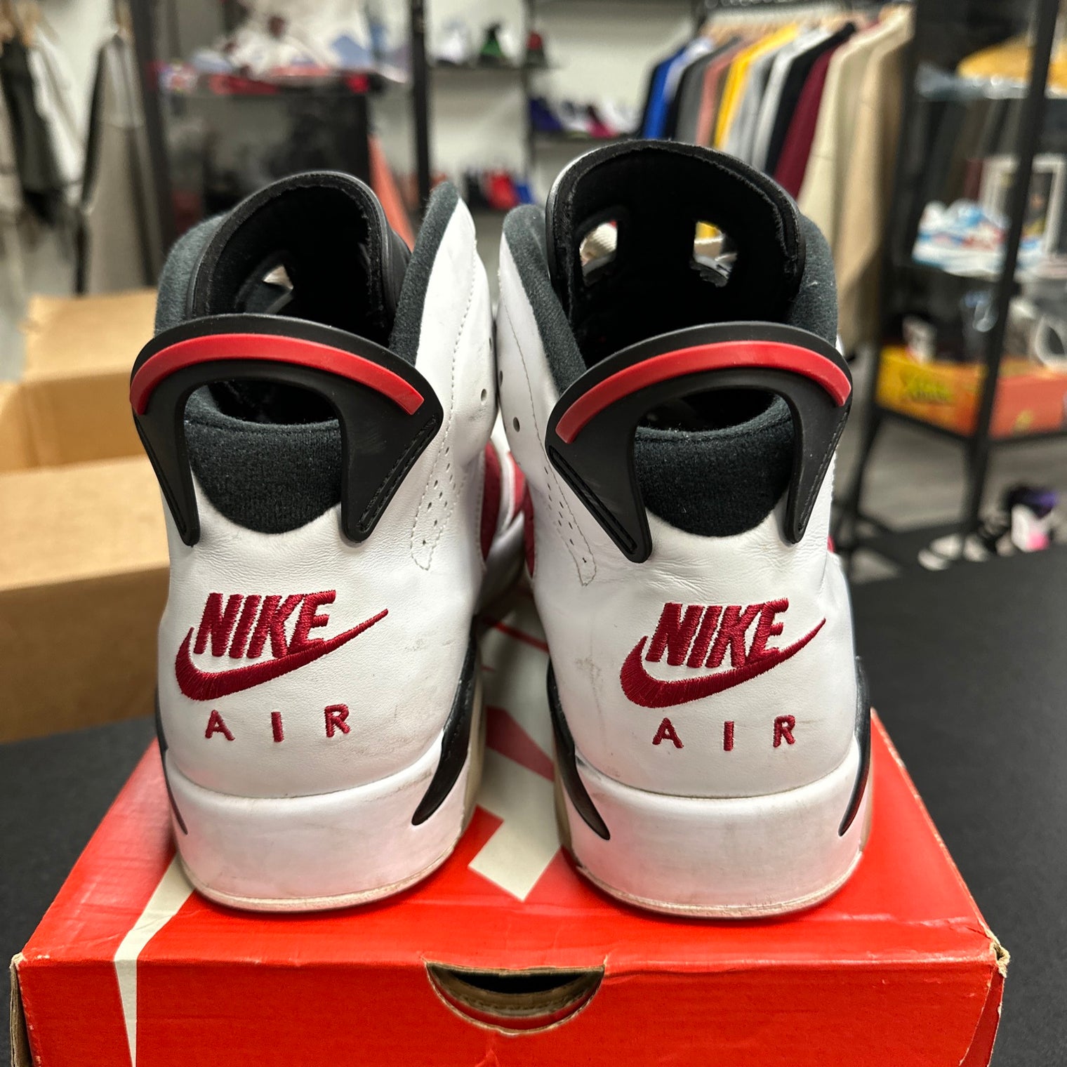Jordan 6 Carmine (USED, no box)