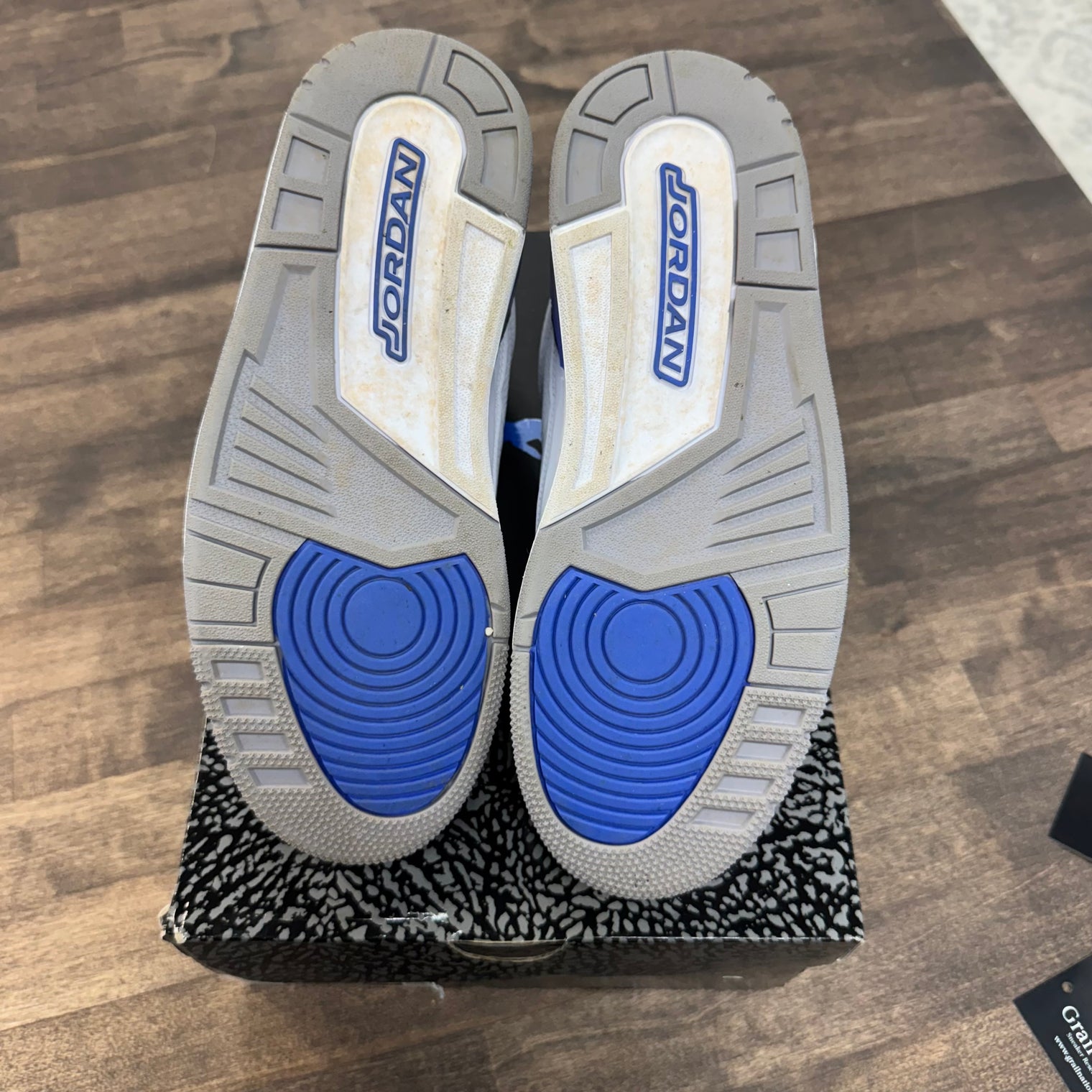 Racer Blue Jordan 3 (USED)